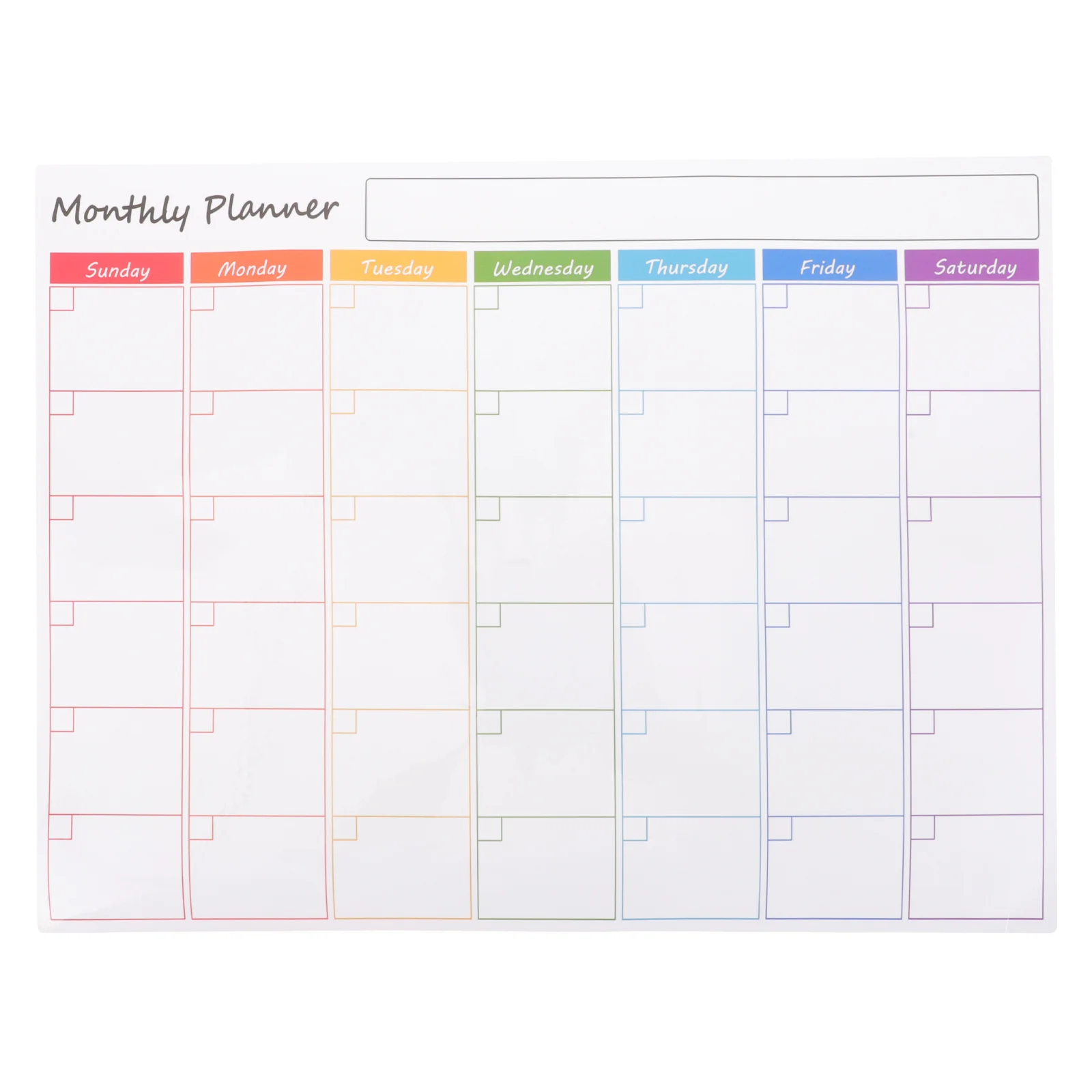 

Rewritable Calendar Monthly Planner Fridge Magnets Magnetic for Schedule Board Dry Erase White