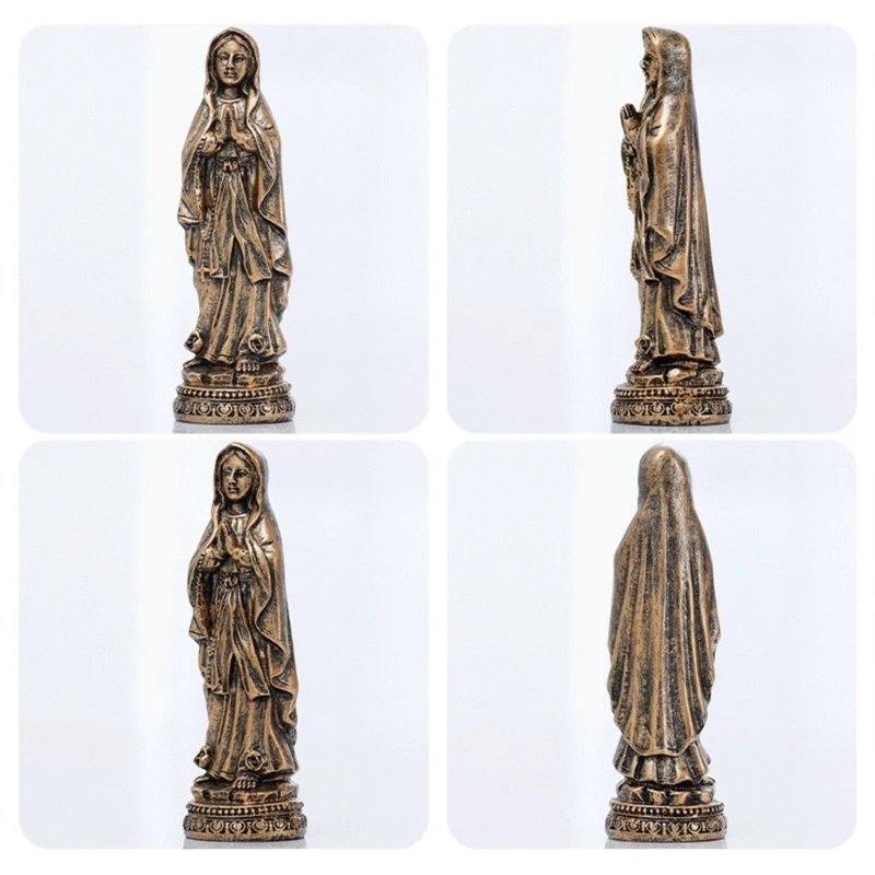 Praying Mother Figurine Symbolizing Love and Harmonys for Home Decoration and Emotional Expression in Resins