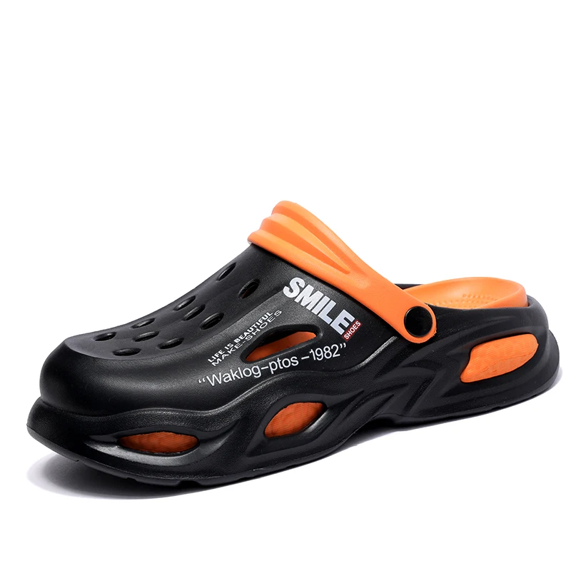 

Men's Summer Beach Sandals Unisex Casual Garden Clogs Outdoor Wide Toe Cross Sandals For Ladies Non Slip House Shower Slippers