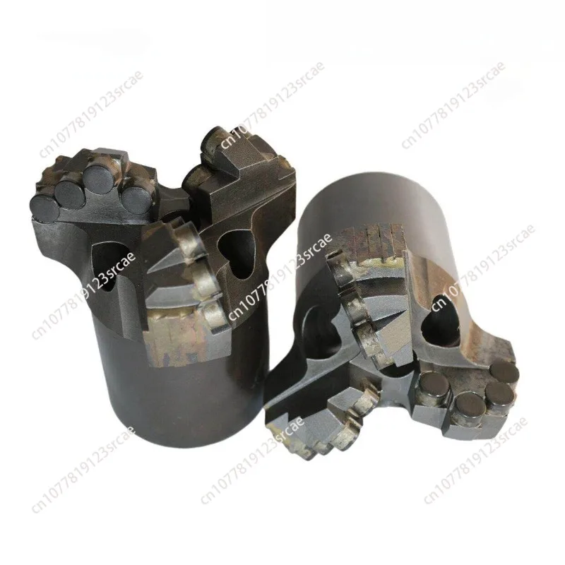 75mm 94mm 113mm 120mm 133mm 153mm Diamond Non-core Drill Bit Machining Process 3 Wings Step Arc Water Well Rock PDC Drill