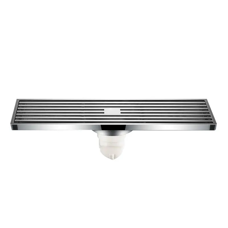 

Custom Size Linear Shower Drain Stainless Steel, Modern Matte Black Floor Drain for Wet Room/Bathroom