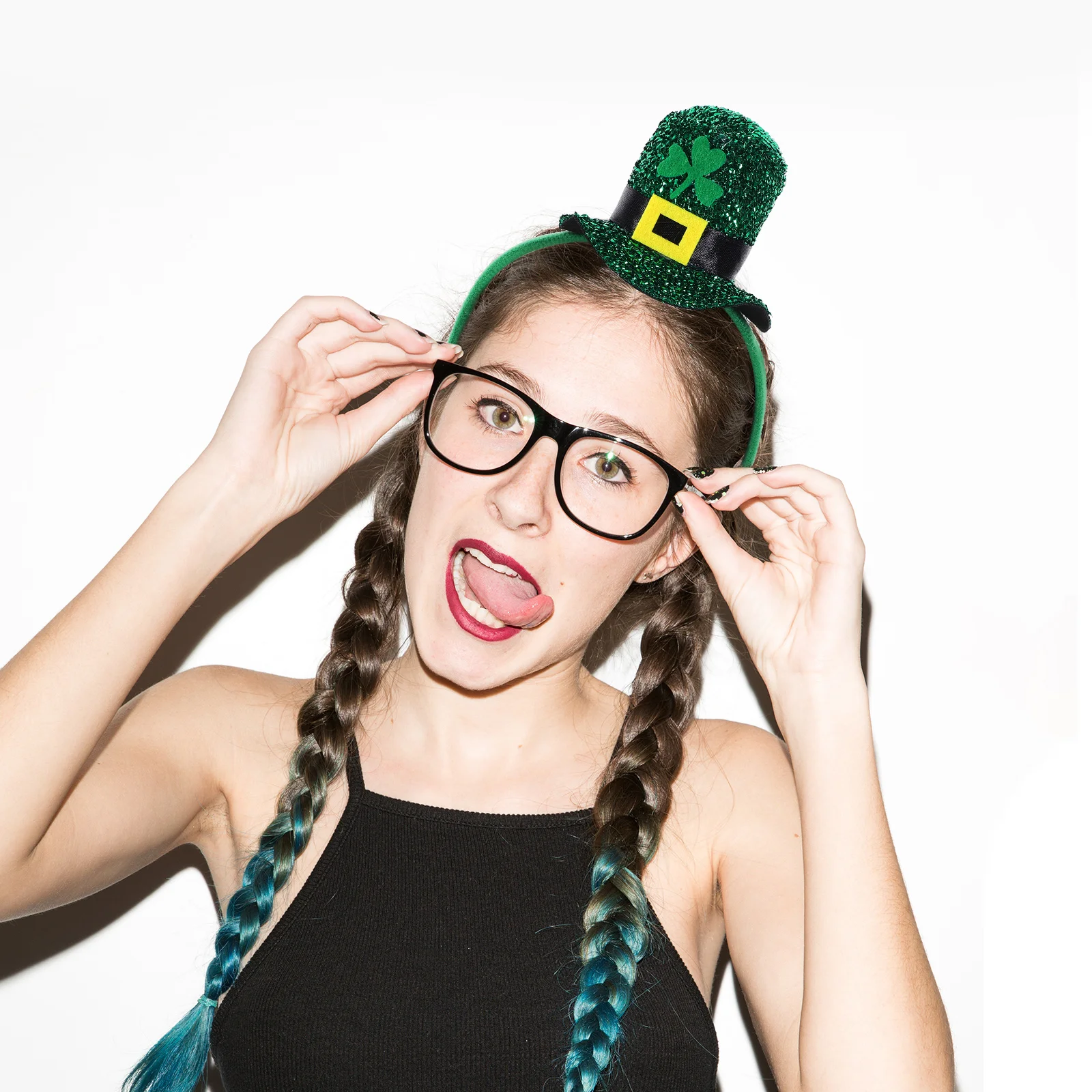 

Exquisite St Patrick's Day Headband Cloth Materials Strong Festive Accessory for Parties Patricks Day Decor