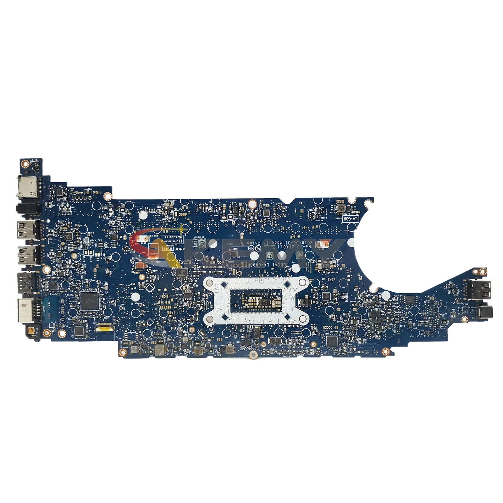 Placa base para ordenador portátil LA-G893P para DELL latitud 5400 CN-0CNJCN 0CNJCN DDR4 DK4XP Placa base con i5-8265U CPU i7-8665U Gen