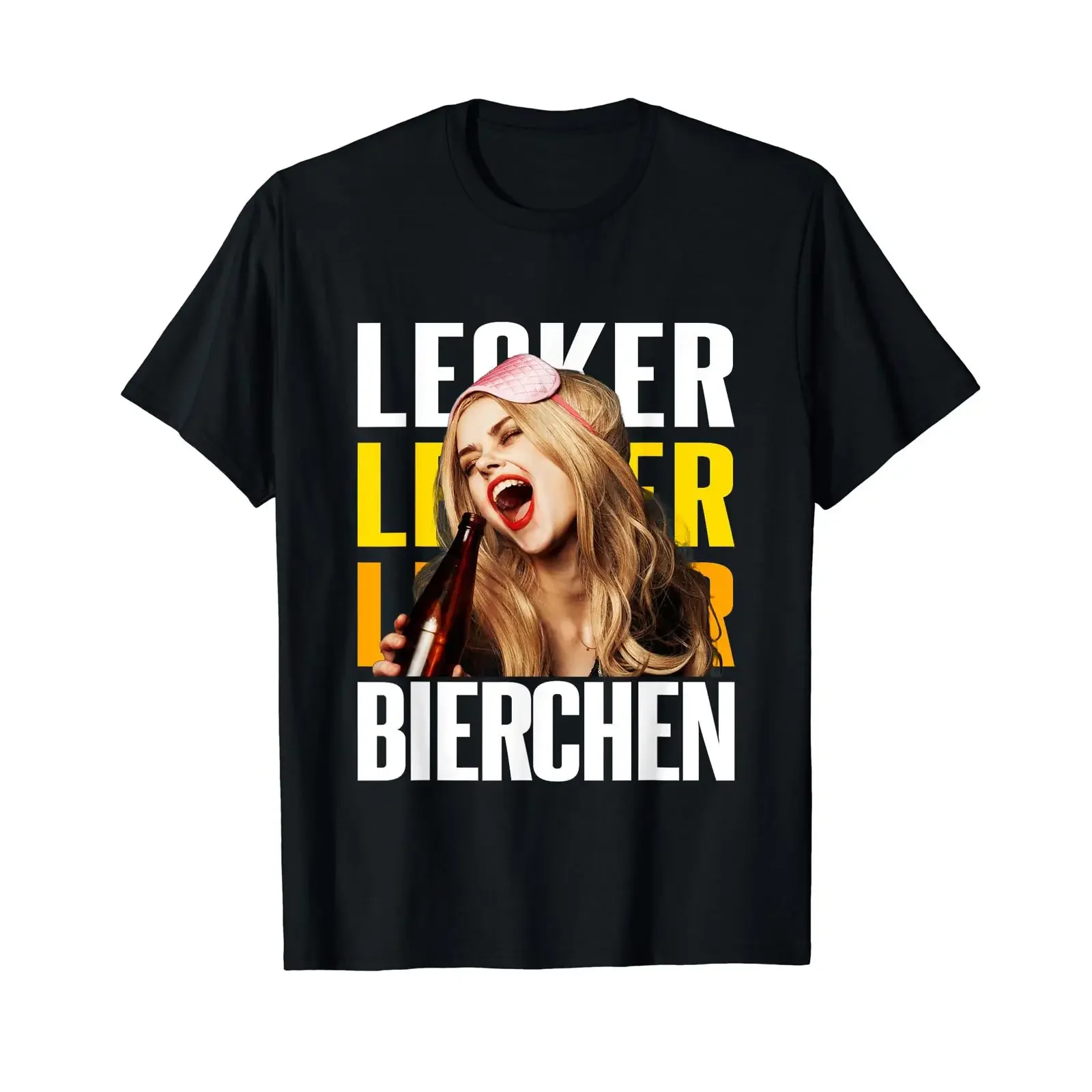 Malle Party Lecker Bierchen T Shirt vintage Washed designer clothes homme graphic Soft Slightly Comfortable Stylish Unisex