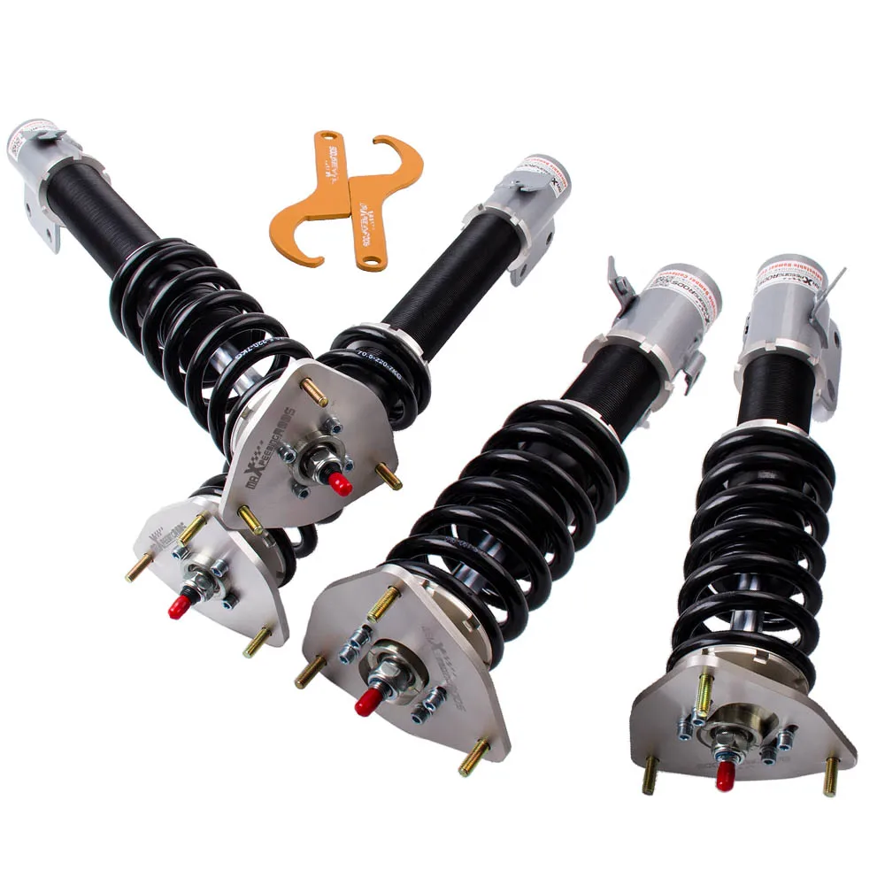 Coilovers 24 Way Damper Struts Springs Kit For Subaru Impreza WRX GDB GDA 02-07