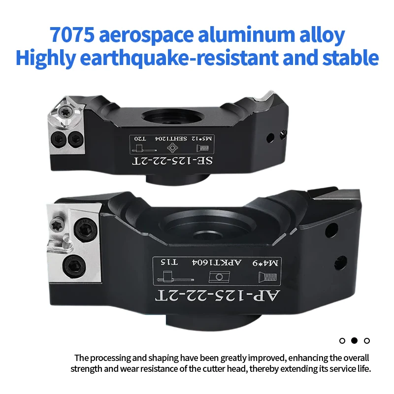 AP SE AP16 End milling cutting tool 90 ° 45 ° KM12 400R 50 22 27 32 right angle double edge bridge aluminum alloy cutter head