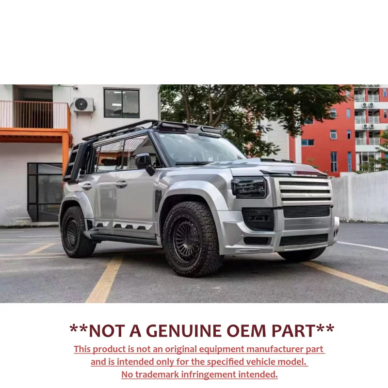 For Jetour Traveller Shanhai T2 Upgrade Knight 007 Style Wide Body Kit Fender Flare Hood Side Skirt Modification Parts