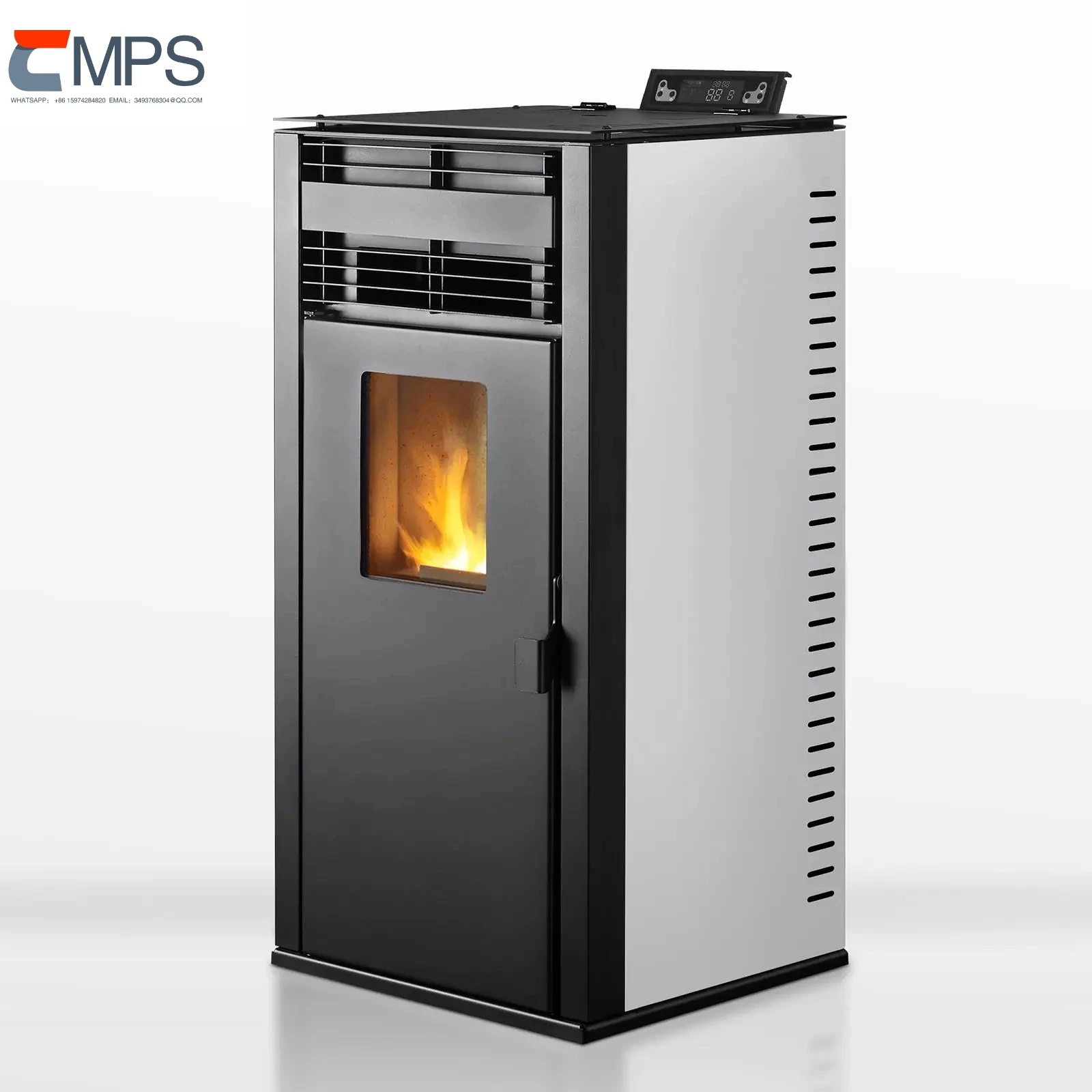 

Indoor Cold Rolled Steel Pellet Stove 10 KW Energy Efficiency Class Pellet Stove Pellet Heater