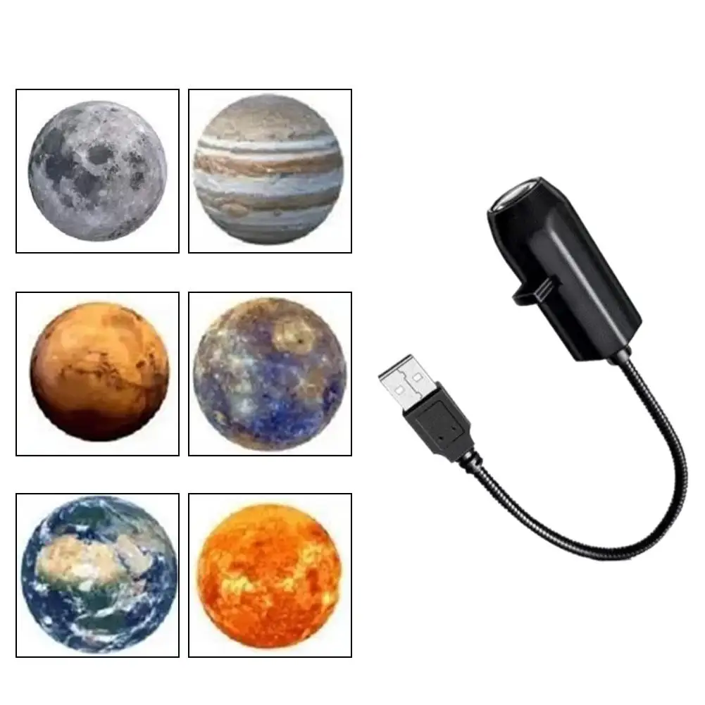

Bedroom Creative LED Ceiling Projection Light USB Plug In Projection Light Starry Sky, Moon Light For Kids Party Gift