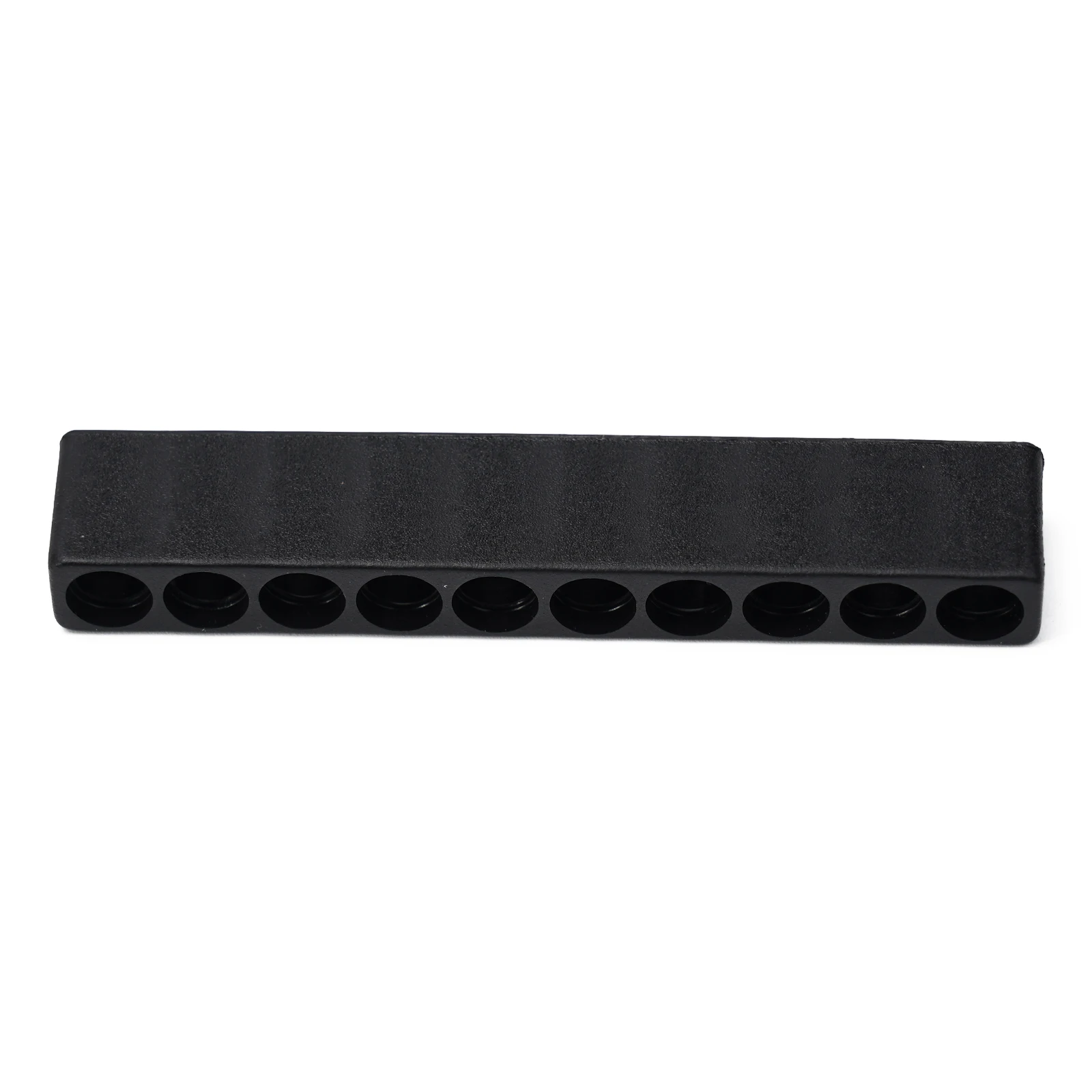 10pcs Screwdriver Bit Holder Black Hex Organizer Case 10 Hole Plastic Shank Box Hand Tools Storage Supplies Workshop