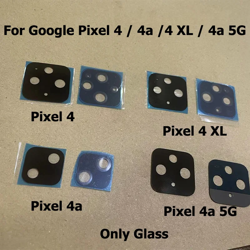 Cristal de cámara trasera para Google Pixel 7 6 6a 5 5a 4 4a 3 3a Pro XL 4G 5G con piezas de reparación adhesivas de pegamento