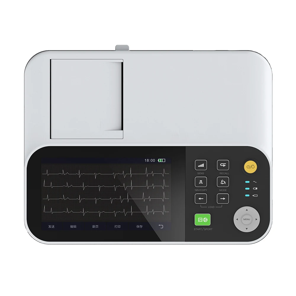 3 Channel e cg Machine Price Electrocardiograph e kg Machine 12 Lead e cg moni tor Optional Veterinary Version