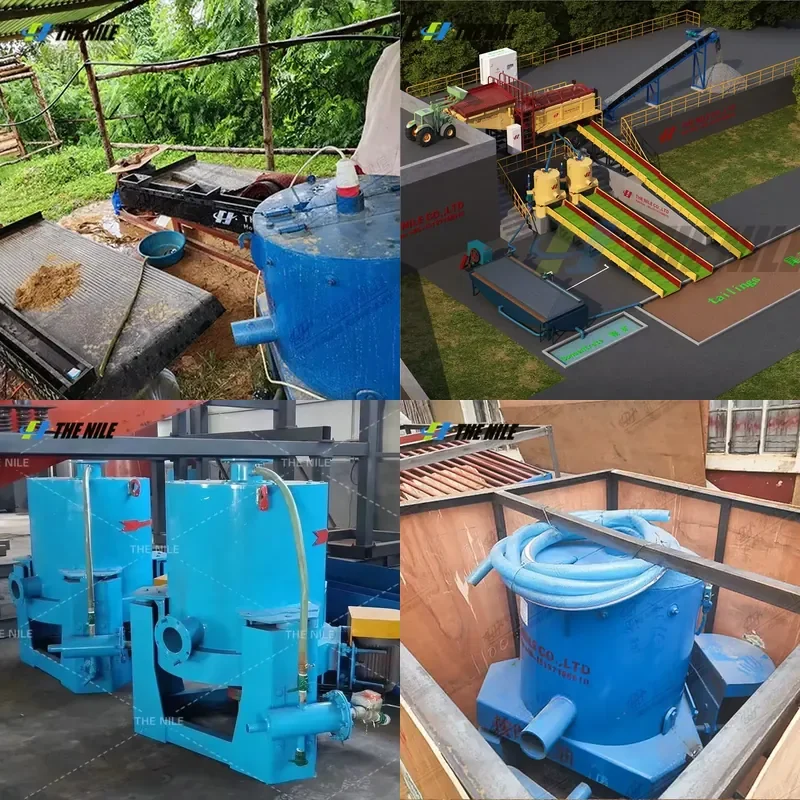 2026 CE Scale Gold Mining Equipment Fine Gold Ore Gravity Centrifuge Separation Machine