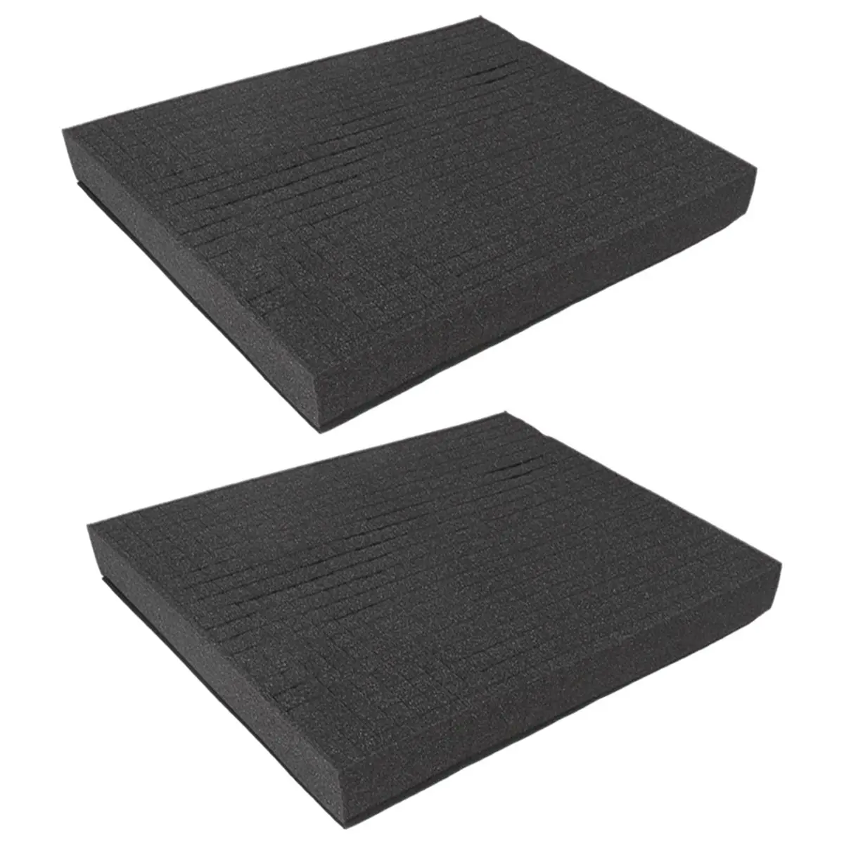 【~ NEW A94Z】Grid Foam Cube-Foam, 2 Pieces 400x300x50mm/2 Pieces 400x300x10mm, Tool Box Camera Case Foam, Case Insert,Tool