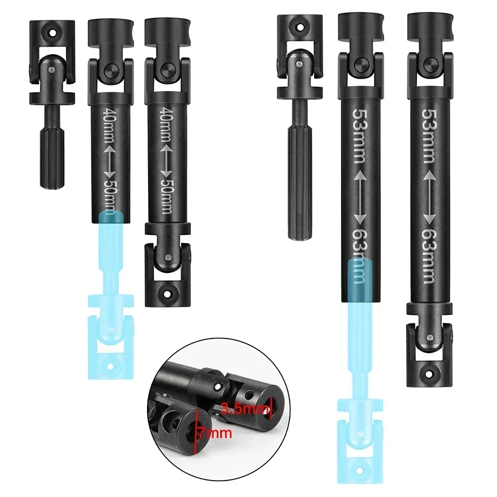 

1 пара металлических приводных валов CVD, шарнирная ось для осевого SCX24 90081 1/24, детали для обновления модели радиоуправляемого автомобиля