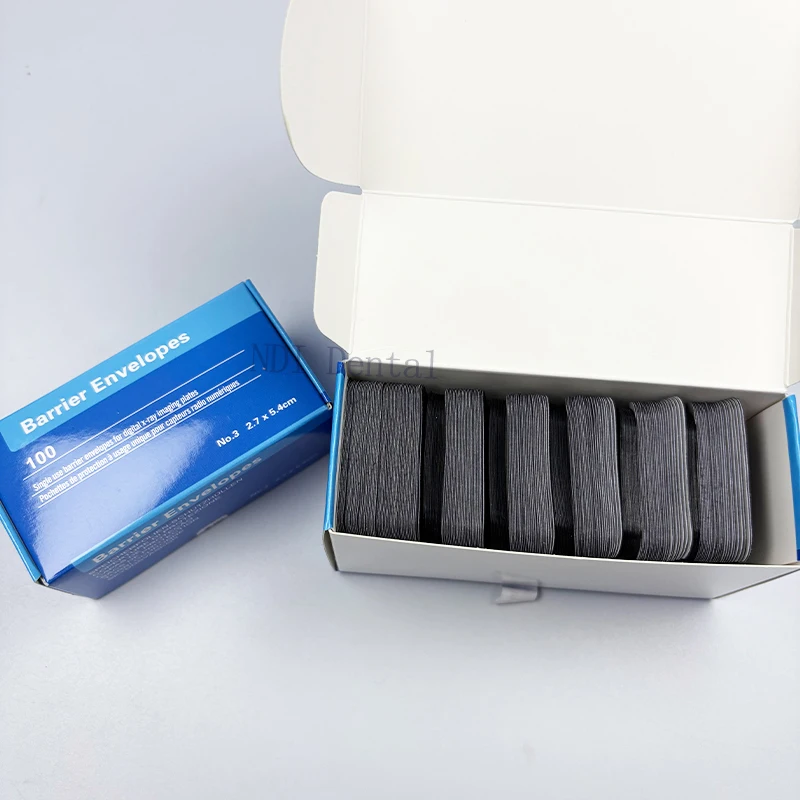 600pcs Dental Barrier Envelopes X Ray Film Disposable Protective Pouch Cover Bags For Phosphor Plate PSP Scanner Plate 0/1/2/3#