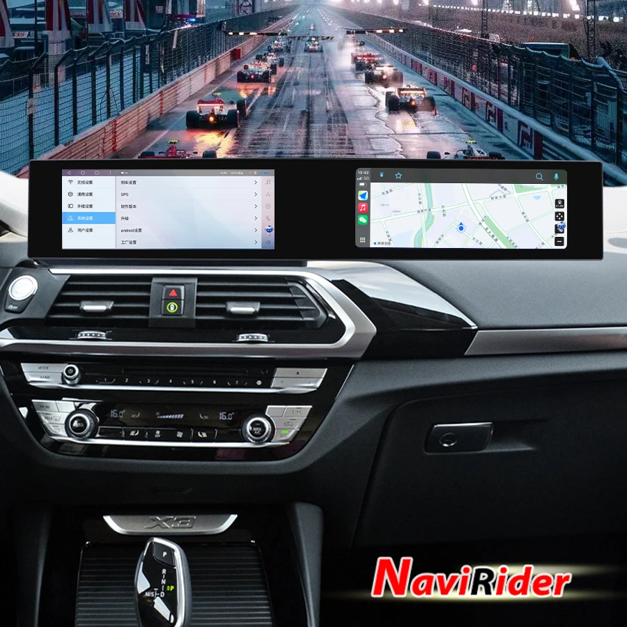 For BMW X3 X4 G01 2018 EVO Carplay Android Dual Screen Multimedia Video Player Car Radio GPS Navigation Auto Stereo Head Unit 4G