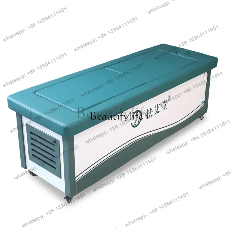 

FG43-Full Body Moxibustion Home Automatic Intelligent Open Fire Smoke-Free Stone Therapy Steaming Bed