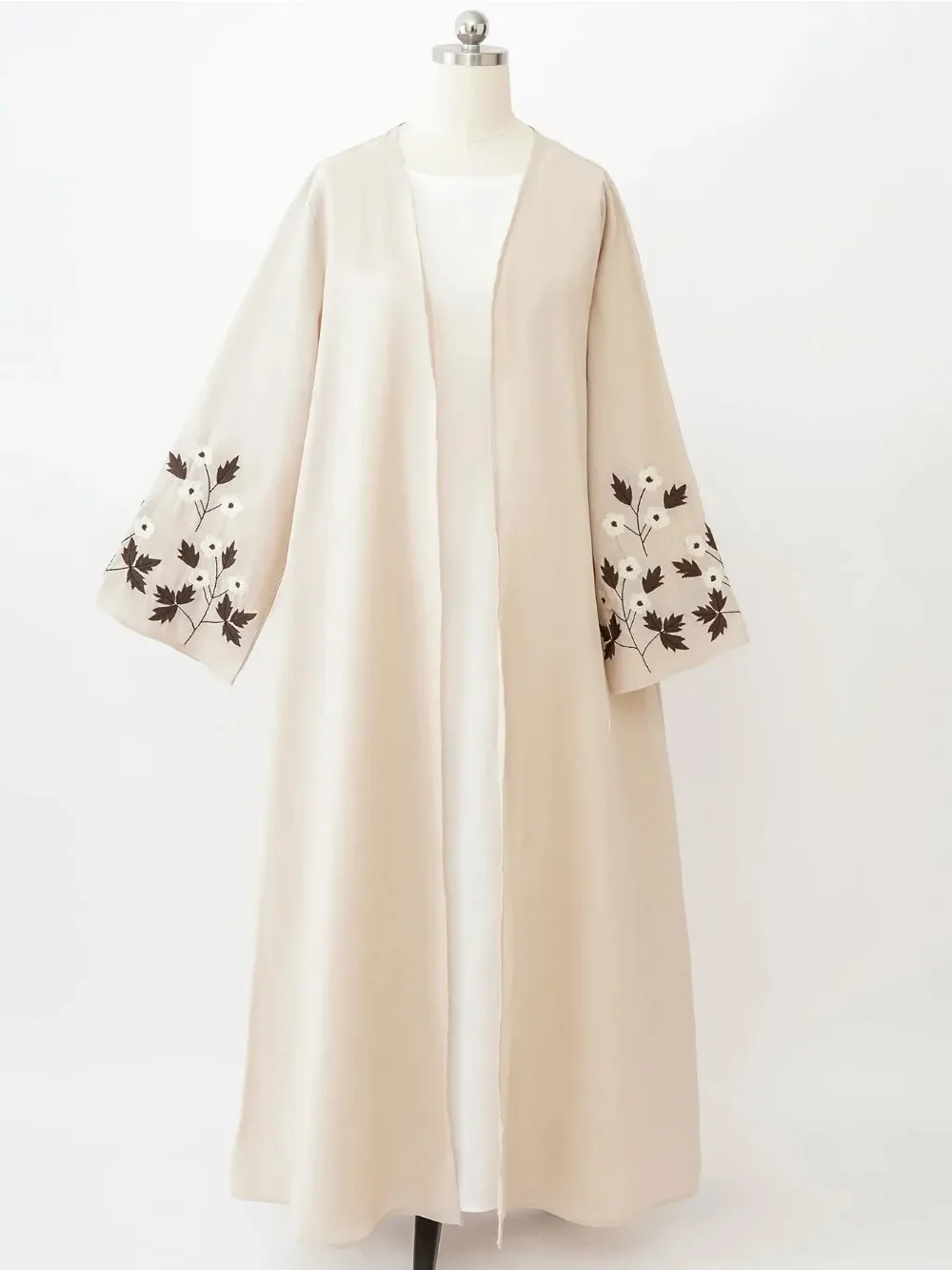 Eid femmes Abaya ouvert Cardigan broderie manches élégant fête musulmane Jalabiya Ramadan Abayas arabe longue Robe maroc caftan 2026