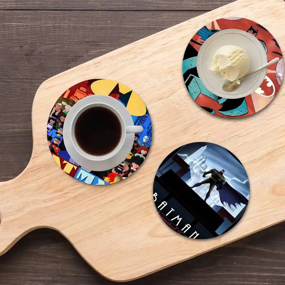 The Cool B-Batman Anime Coaster Wooden Drink Tray Suitable For Restaurants And Coffee Shops Easy To Wash And Clean