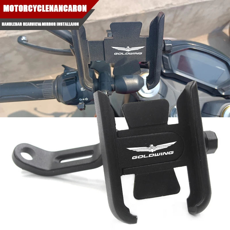 Motorcycle GPS Navigation Stand Handlebar Phone Mount Bracket For Gold Wing 1800 1500 1200 Goldwing GL1800 GL 1800