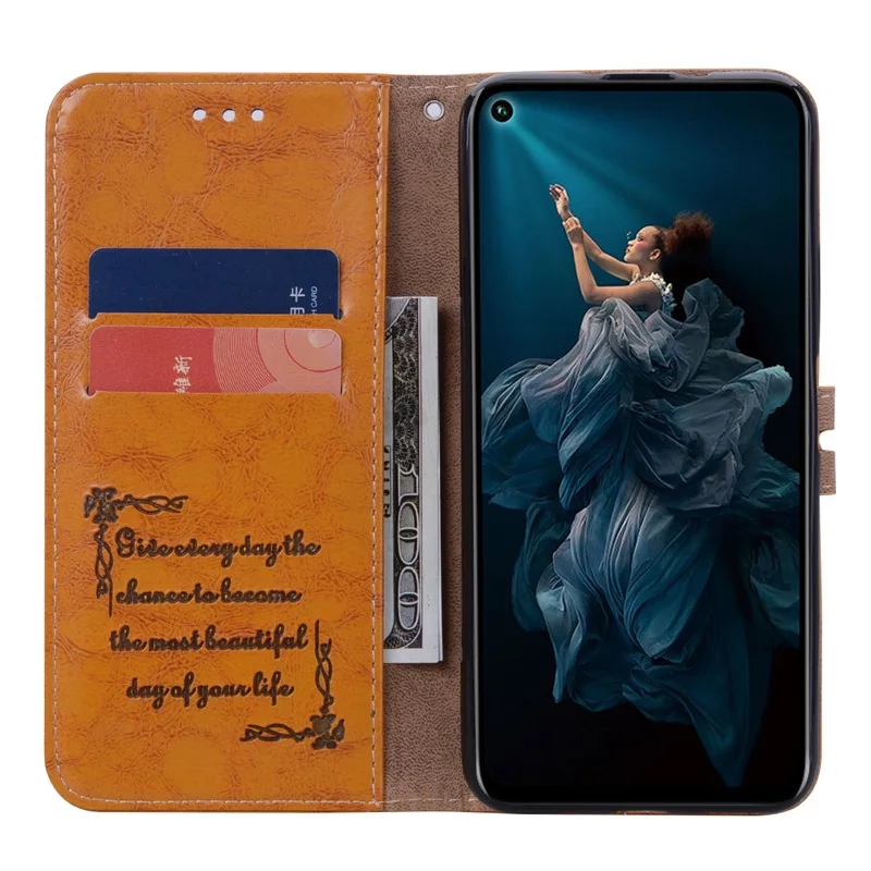 Flip Wallet Leather Case for Honor 20 Lite Russia 20i Cover with Clip for Huawei Honor 20 Pro 20S 20E