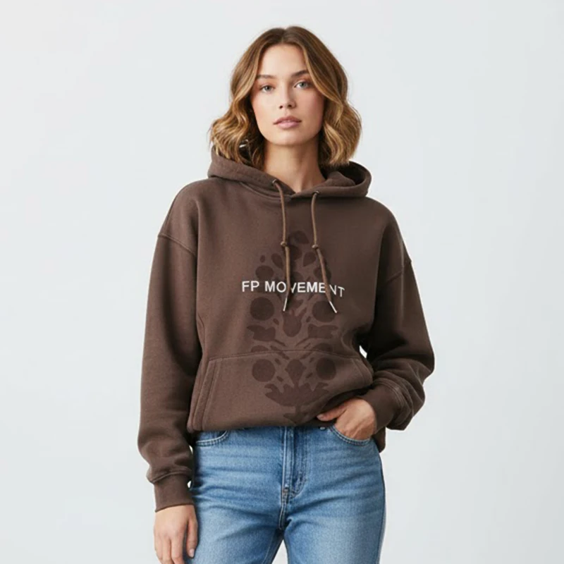 Y2K Amerikaanse retro dames sporthoodie gotische letterprint comfort losse pasvorm trui streetwear essentiële veelzijdige vrijetijdskleding