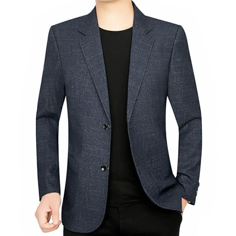 

Explosive New Fashion Business Loose Small Suit Main Push Single Row Two Button Casual Handsome Personality Clothing Men