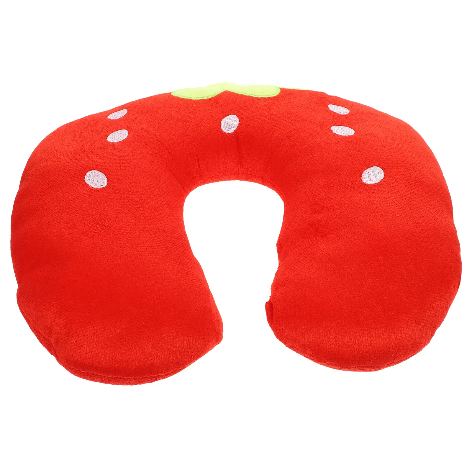 

Cute Neck Pillow for Travel Strawberry -Shape Support Car Airplane Bus Nap Portable Sleeping Pillow Car Neck Pillows