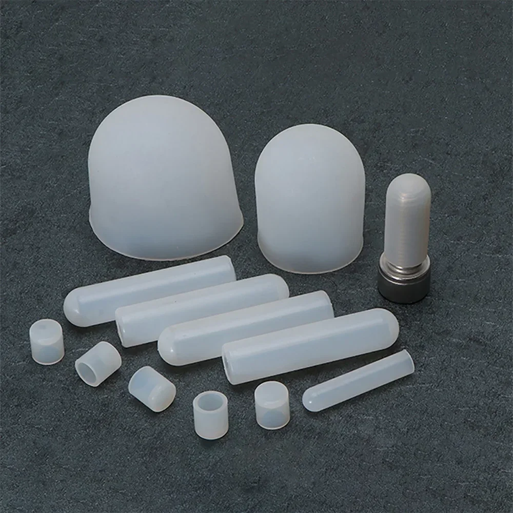 

Silicone Protective Cap Spray Coating Electrophoretic Dustproof High-Temperature Resistant Tube Sleeve Sealing Plug 0.5-3.2