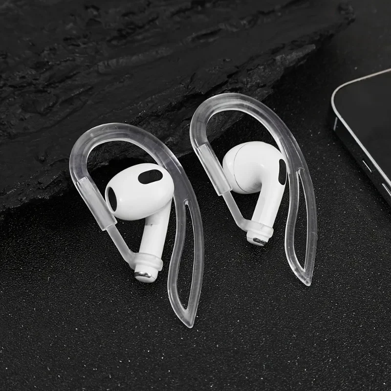 1/2pair Transparent Ear Hook For Soft Silicone Anti Slip Sports Clip Hook For Wireless Earphone Accessories view 5