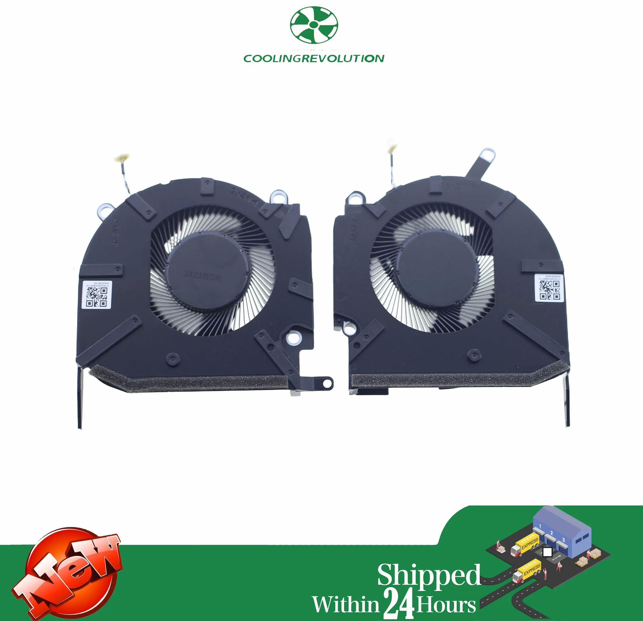 Laptop CPU GPU Cooling Fan DC5V 0.6A for HP OMEN TPN-Q280 16-K 16-N N18088-001 N18089-001 RTX 3050 - view 3