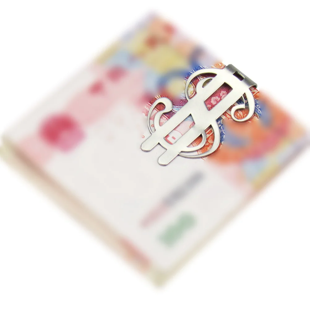 คลิปหนีบเงินสแตนเลส 1 ชิ้น โครเมียม ดีไซน์เรียบหรู ใส่กระเป๋าหน้า สะดวกสบาย ของขวัญสำหรับผู้ชาย ผู้หญิง คริสต์มาส วันครบรอบ