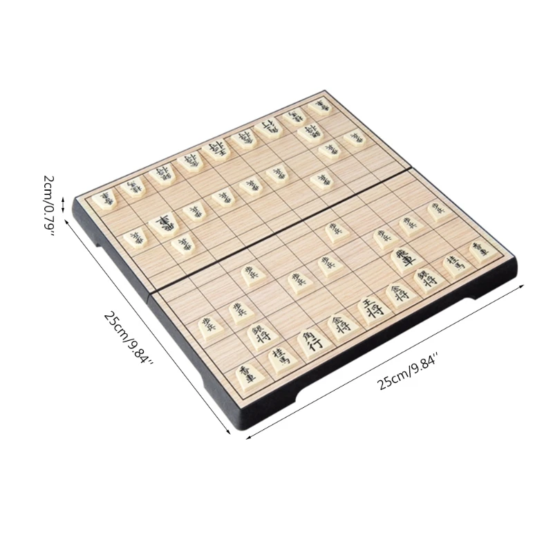 Japan Chess Foldable Japanese Shogi Game Board Game Intelligence Toy