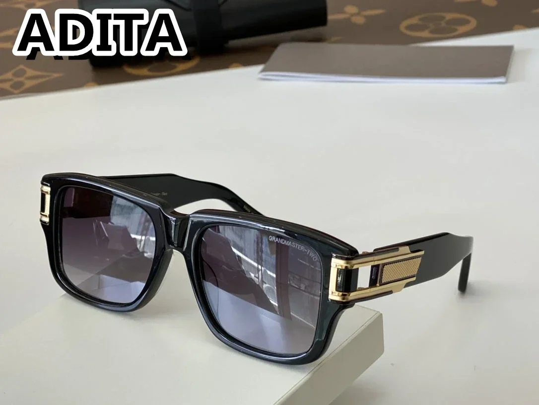 نظارات شمسية DT Grandmaster ذات جودة عالية للرجال بتصميم عصري من التيتانيوم للنساء مع صندوق