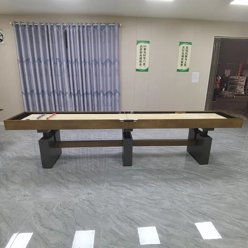 Solid wood sandpot table curling sports and leisure equipment scoring ball senior club villa