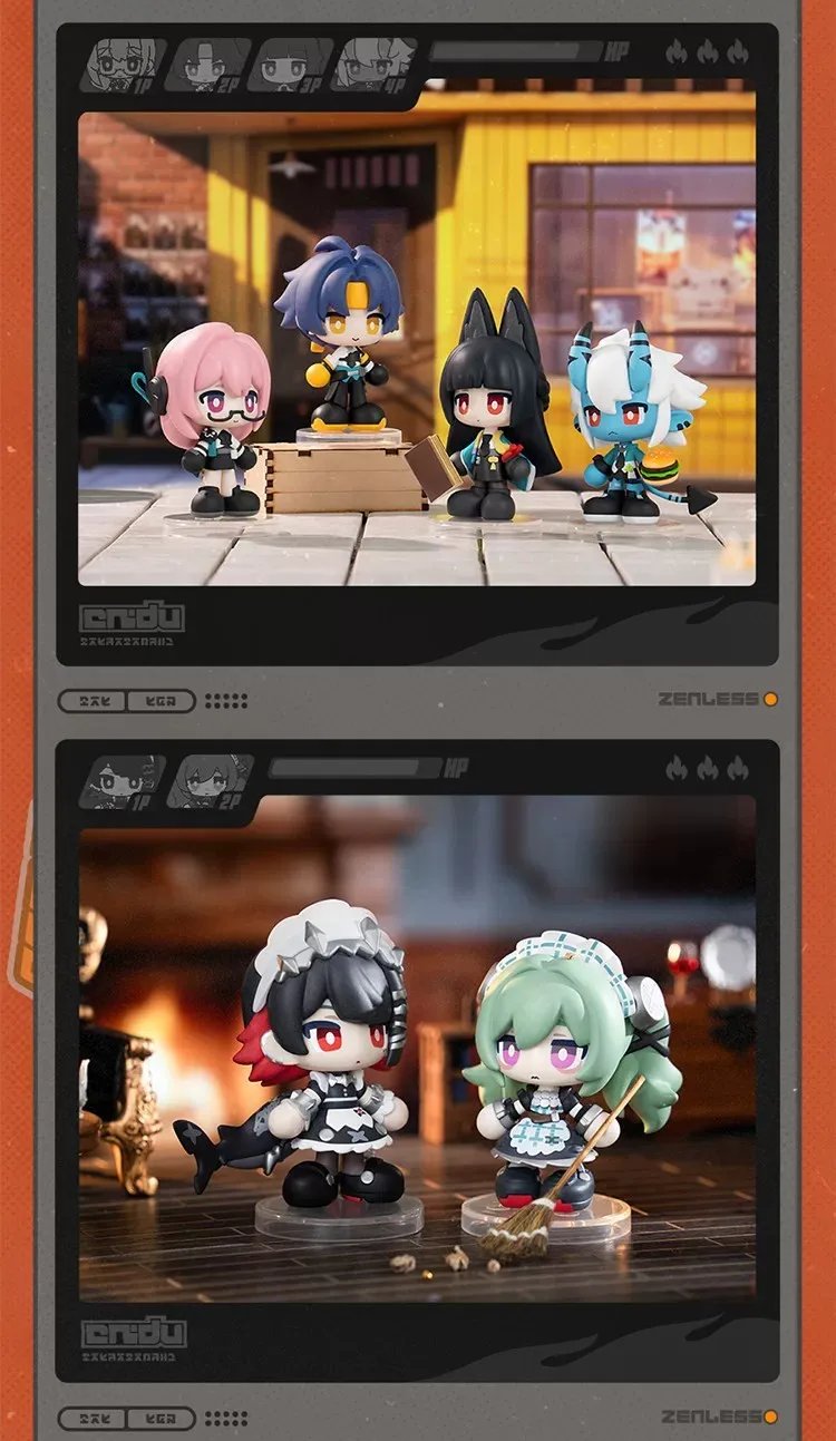 Zenless Zone Zero Tiny Agents Chibi Figuren-Serie Blindbox Niedliche Puppe Desktop-Dekoration Modell ZZZ Sammlerstück Geburtstagsgeschenk – Detail 6