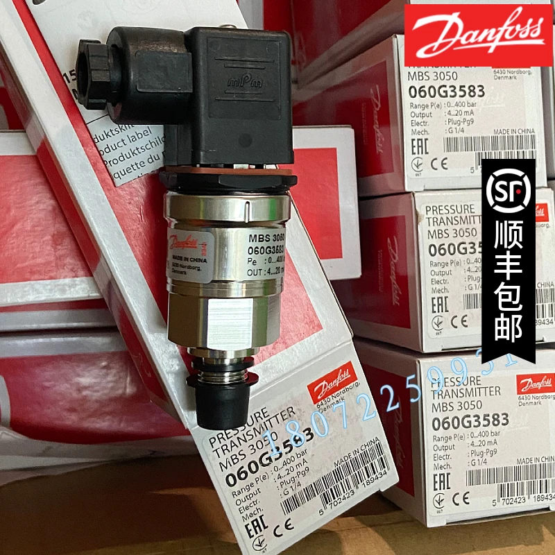 

060G3583 Danfoss Pressure Sensor Danfoss MBS3050 Pressure Transmitter 0-400 Bar