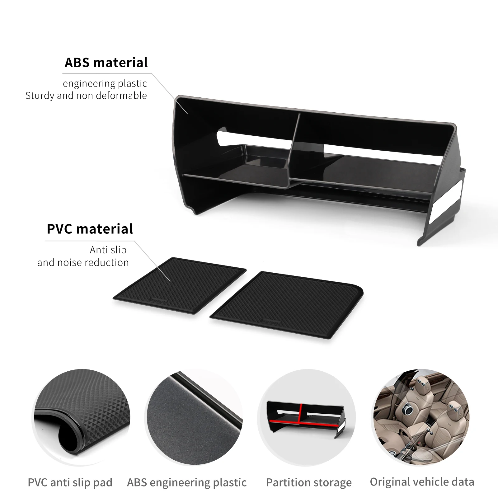 for Toyota Camry 9TH Center Console Storage Box Car Central Tray Organizer Accessories Tidying image 4