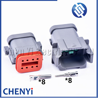 8 Pin Male or Female Auto waterproof connector Plug DT06-8SA-E003 DT04-8PA-E003 DT06-8S DT04-8P DT06-8SA DT04-8PA For Deutsch