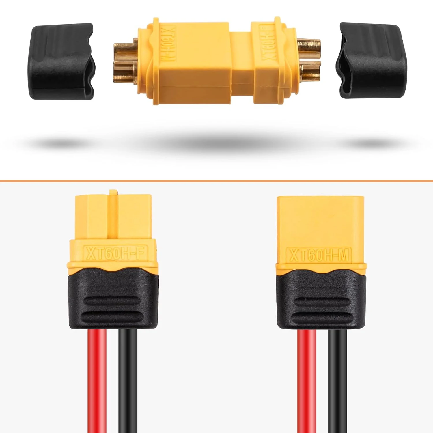 5/10 Pairs XT60H connector plug with Sheath Housing Female / male XT60 plug for RC Lipo Battery cars fpv drones Airplane