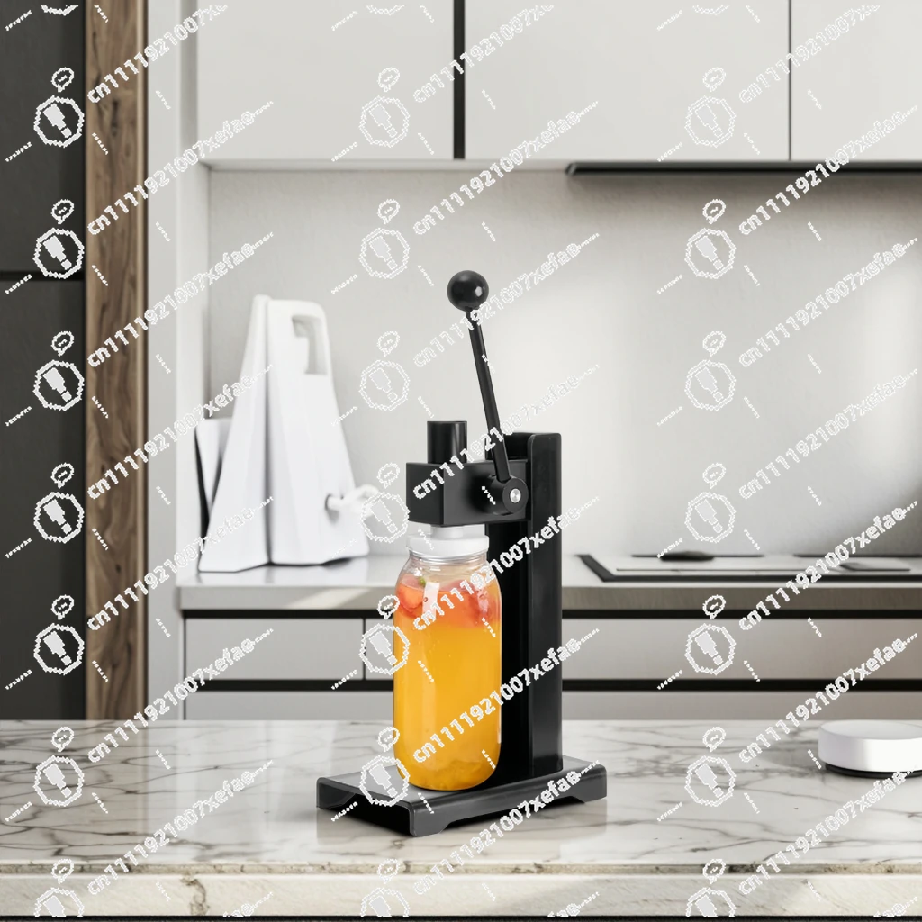New manual pressing commercial can sealing machine, suitable for milk tea beverage PET can sealing machine