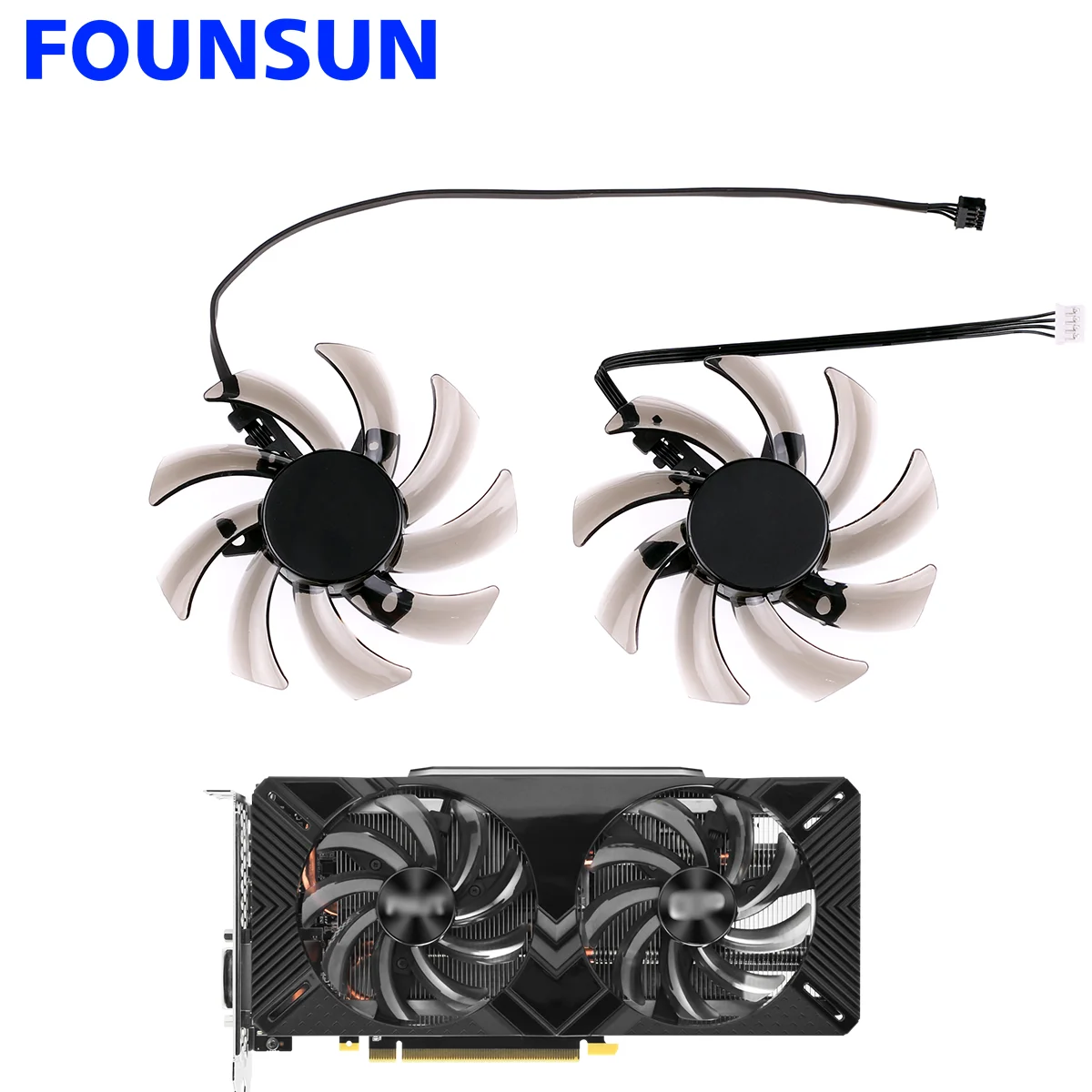 New 85MM GA91S2U Cooling Fan For Palit GeForce GTX 1660 1660 Ti RTX 2070 2060  SUPER DUAL Graphics Card Cooler Fan