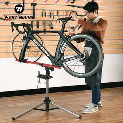 WEST BIKING Bicycle Repair Stand Professional Adjustable Fold Bike Repair Tools MTB Road Bike Maintenance Wash Stand Bike Rack