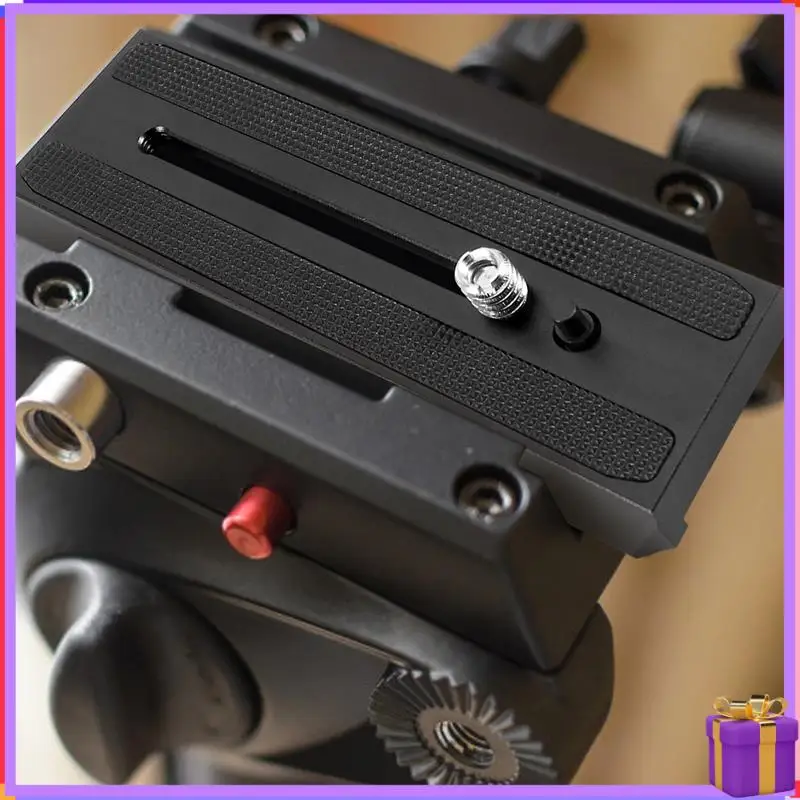

Advanced Sliding Quick Release Plate With 1/4 Inch And 3/8 Inch Screws For Manfrotto MVH500AH Quick Release Plate