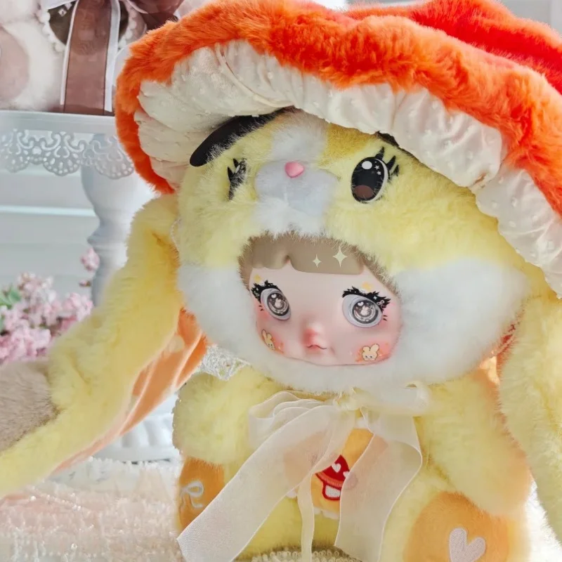 

New Sale Genuine Nommi 400% Mushroom Hat V2 Series Blind Box Desktop Decoration Cute Vinyl Face Doll Toy Girl Surprise Gift