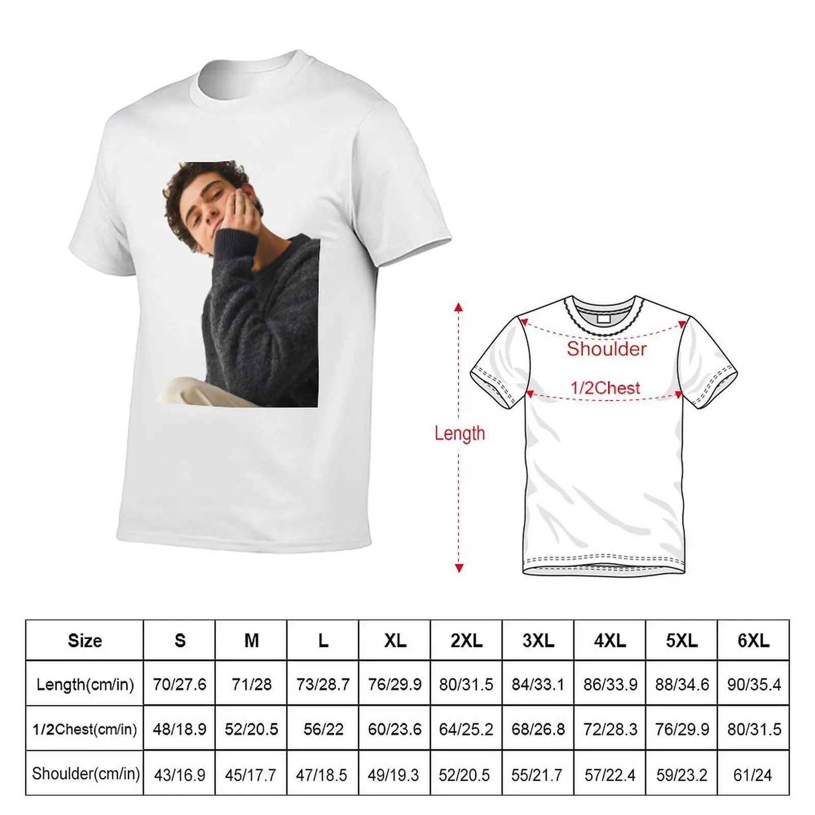 Joshua Basset T-Shirt rapper graphic tees blue archive sweat shirts, men