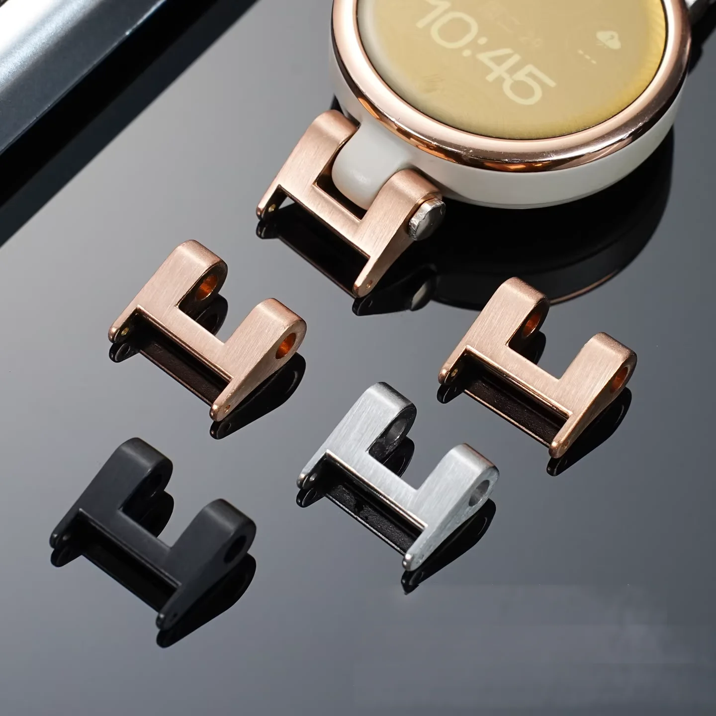 Strap Connection Rod 14mm for Garmin Lily Smart Watch Screw Rod Strap Connecting rod Silver Gold Rose Replacement Accessories