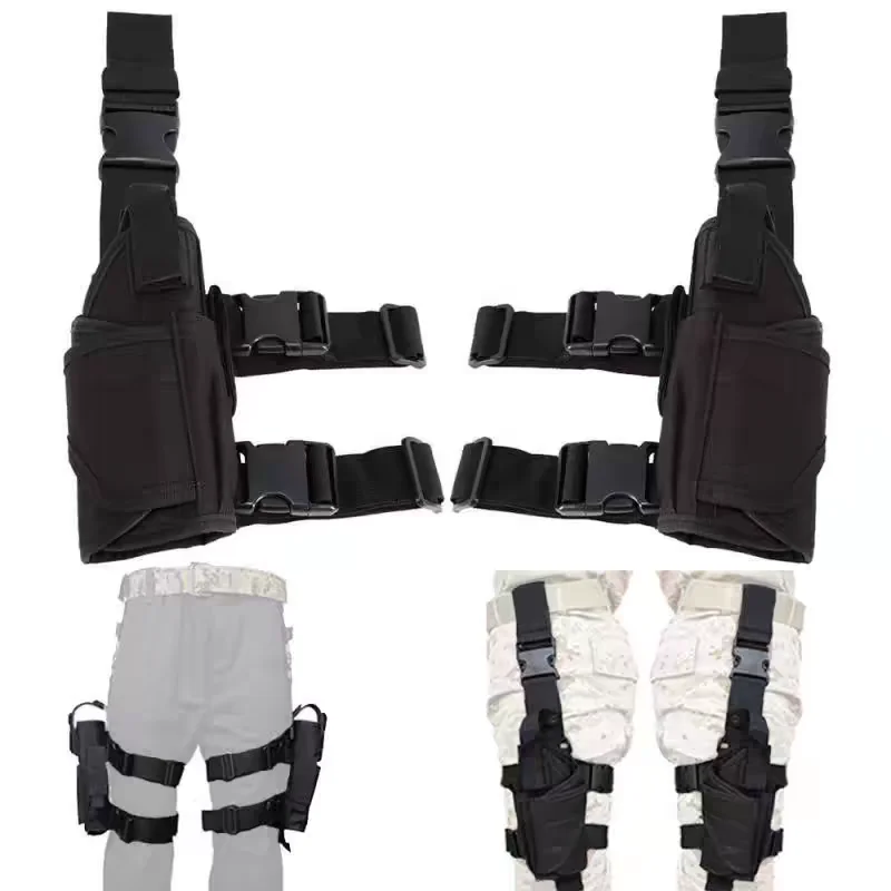

Tactical Quick-release Multi-functional Gun Holster Belt Bag Single or Double Shoulder Vest Mounting