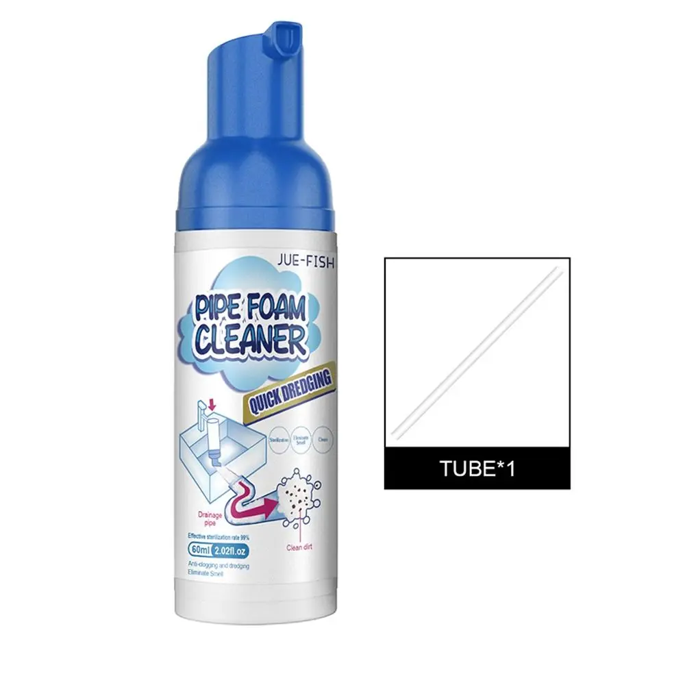 60ml Pipe Foam Cleaner Prevent Blockage Deodorization Household Pipe Foam Dredge Agent Sewer Toilet